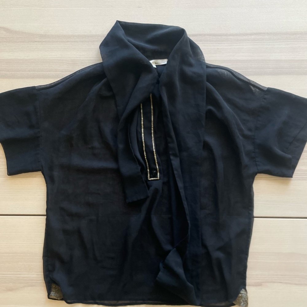Phillip Lim Black Silk Blouse